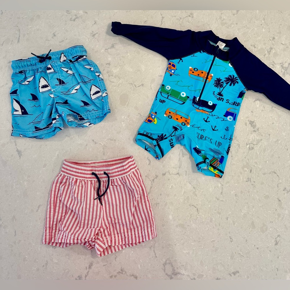 Baby Boys 3-6mo Swim Bundle